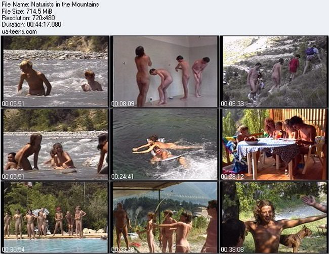 Naturists in the mountains [アーカイブヌーディズム]